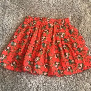 Cute floral skirt